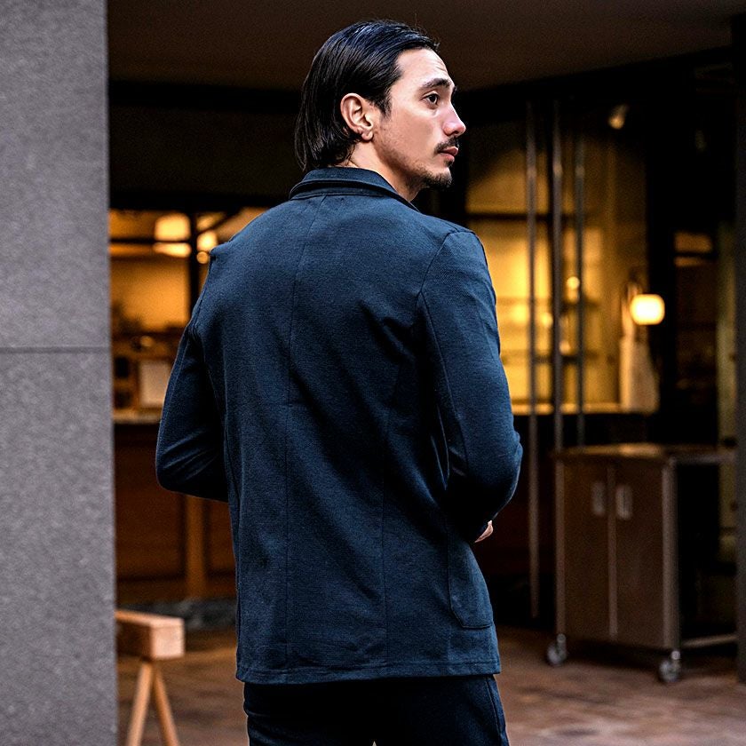 Vicci【ビッチ】カルゼテーラードジャケットセットアップ(フルレングス