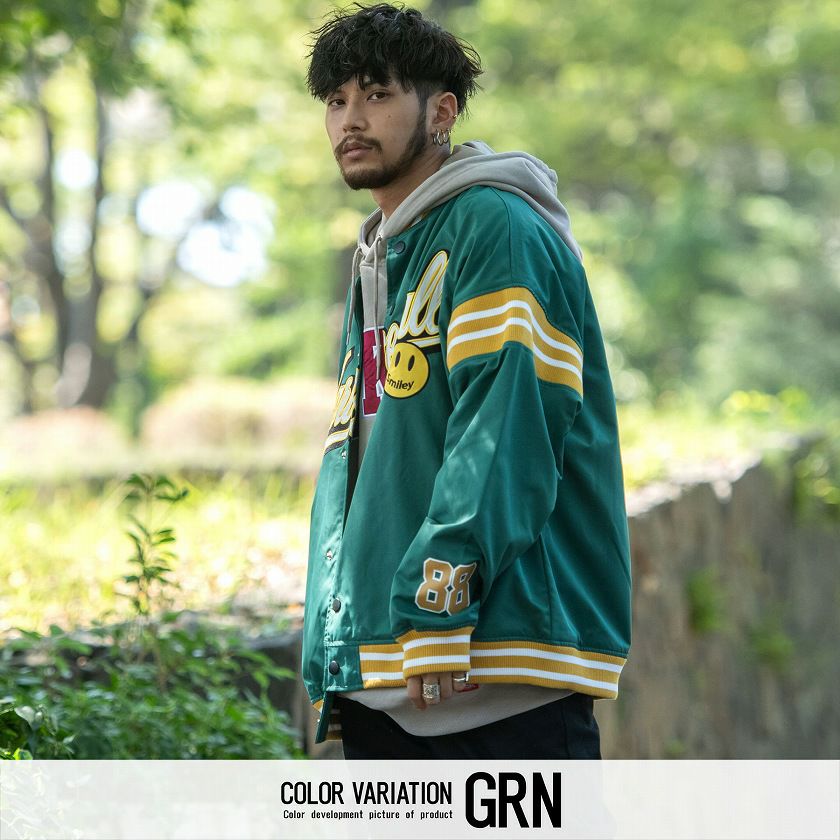 SALE】SMILEY FACE【スマイリーフェイス】 カレッジロゴ切り替え