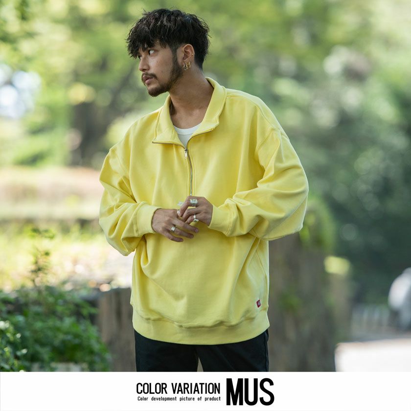SALE】Dickies【ディッキーズ】裏毛ハーフジップトレーナー/全7色