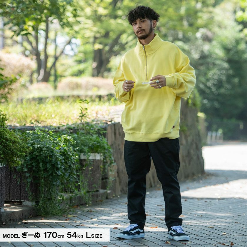 SALE】Dickies【ディッキーズ】裏毛ハーフジップトレーナー/全7色