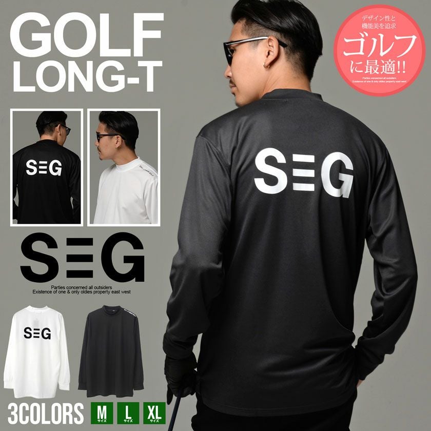 SHI-JYOMAN GOLF ショルダーロゴモックネックロンTEE/全3色ゴルフ