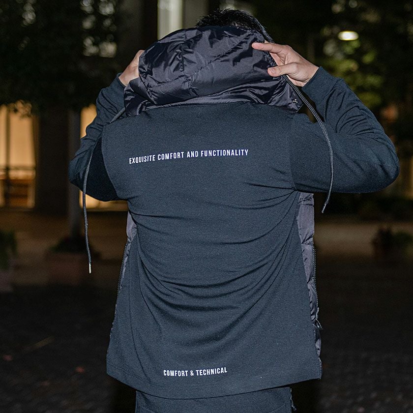 SALE】LUXE/R【ラグジュ】 フード着脱式切替ダウン/全3色アウター