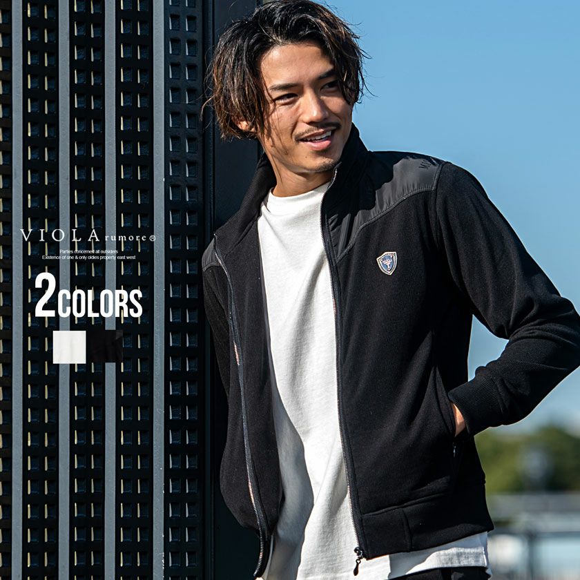 SALE】VIOLA【ヴィオラ】 切り替えフルZIP UPジャケット/全2色アウター