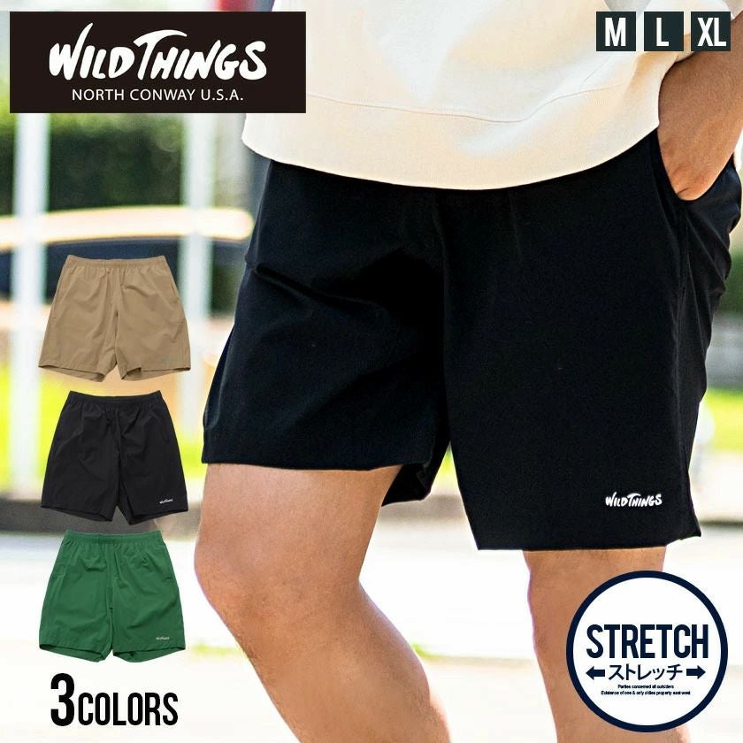WILDTHINGS【ワイルドシングス】ELASTIC NYLON BASE SHORTS/全3色