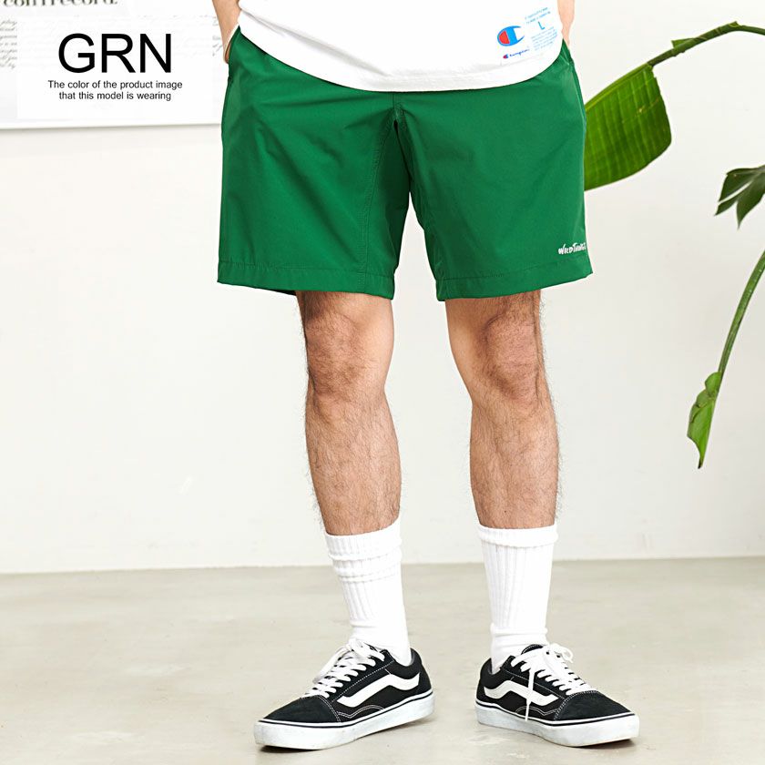 WILDTHINGS【ワイルドシングス】ELASTIC NYLON BASE SHORTS/全3色