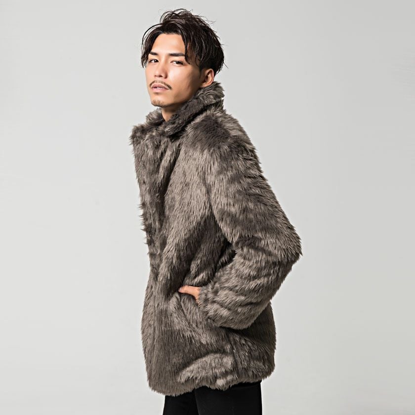 キャバリア フェイクファージャケット ラグラン 平成ギャル グランジ
