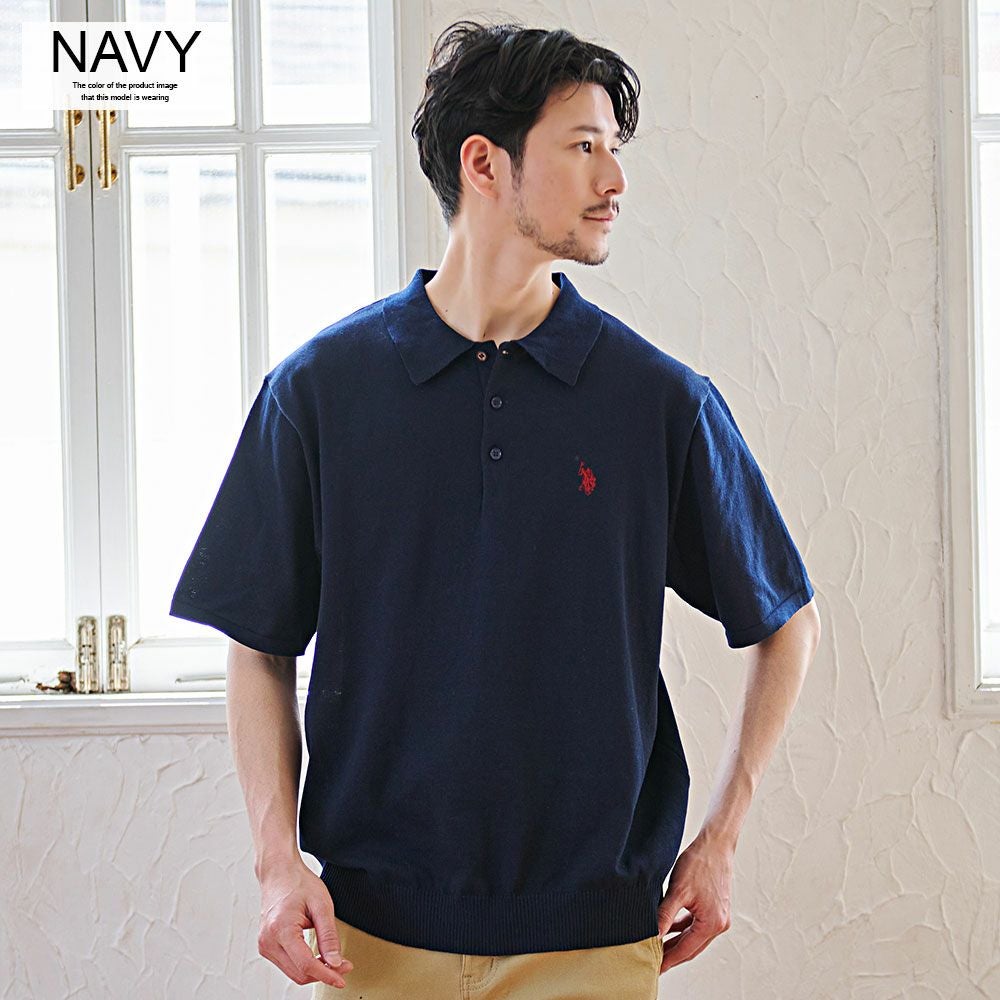U.S. POLO ASSN.【ユーエスポロアッスン】ニット半袖ポロシャツ/全6色