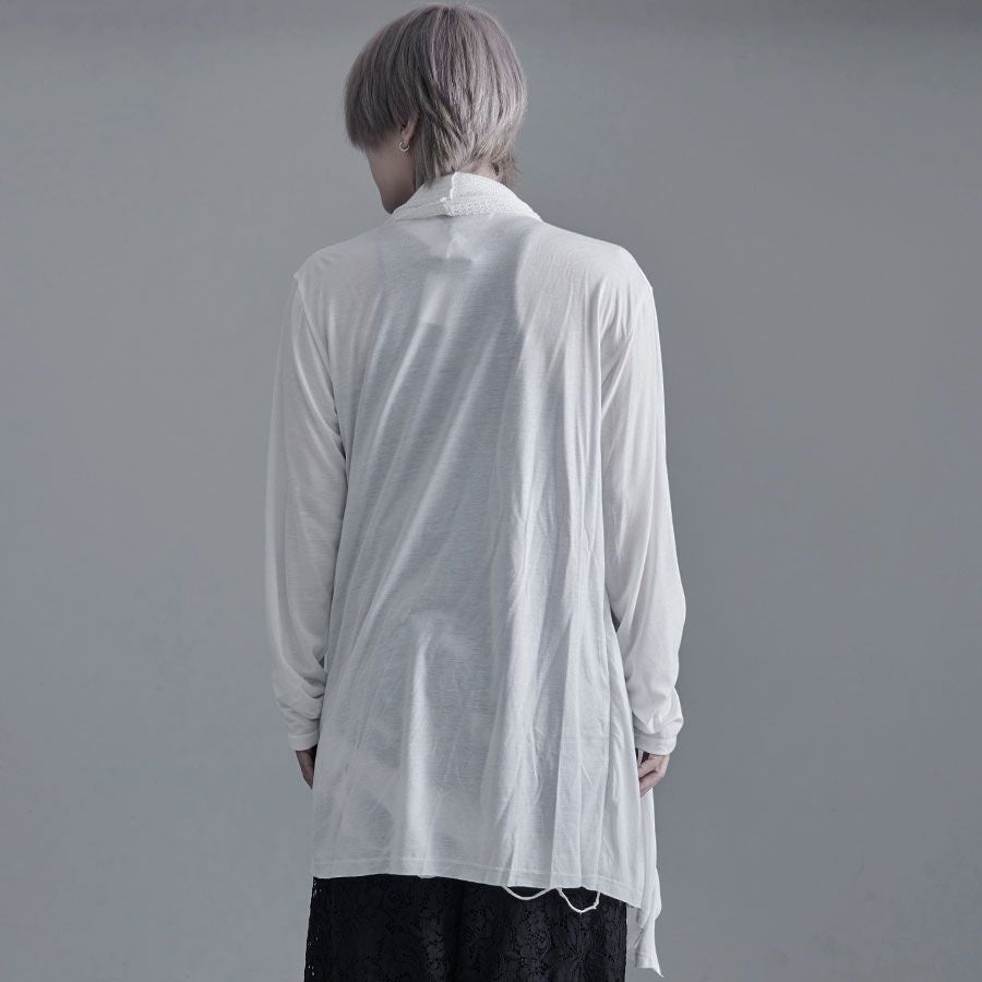 Bernings Sho【バーニングショー】フェイクレイヤード長袖ドレープ
