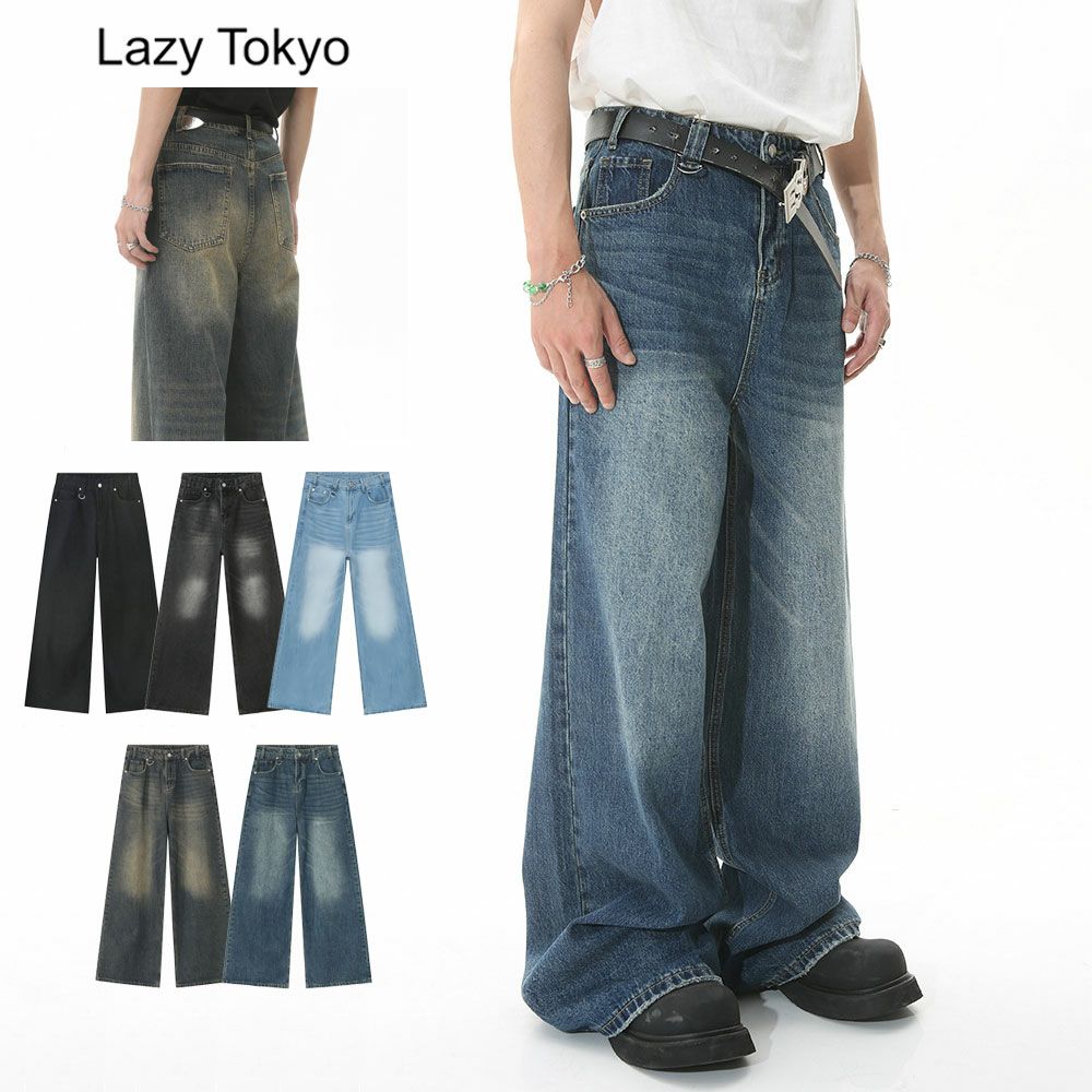Lazy Tokyo【レイジートウキョウ】ワイドレングスモッピングデニム