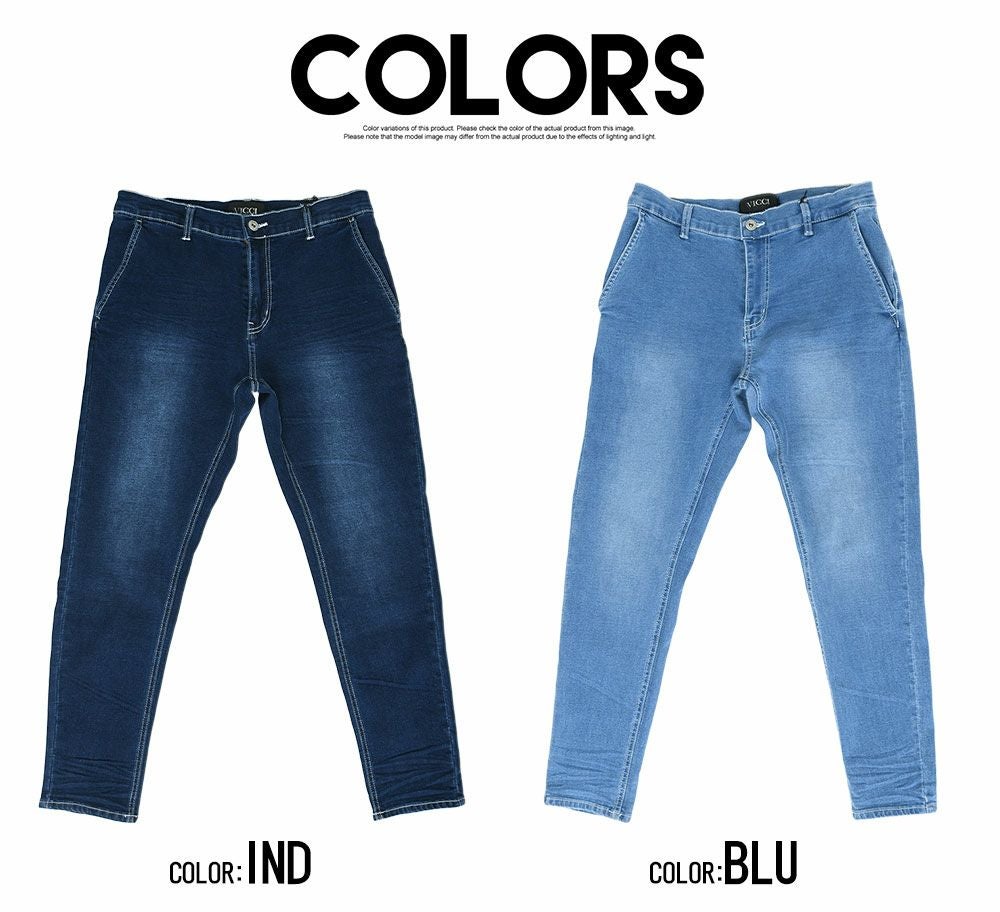 Vicci【ビッチ】スーパーストレッチスリムテーパードパンツ/全2色