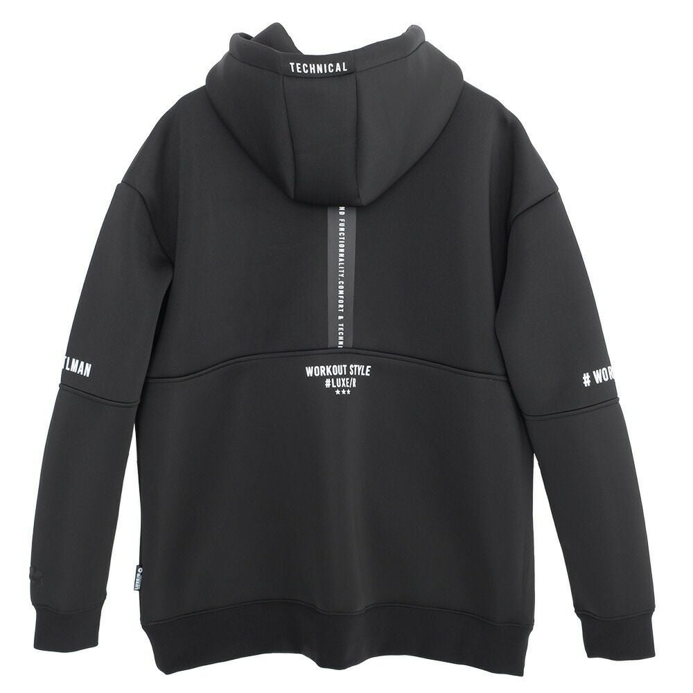 LUXE/R【ラグジュ】スポンジボンディング切り替えZIPパーカー 長袖/全3