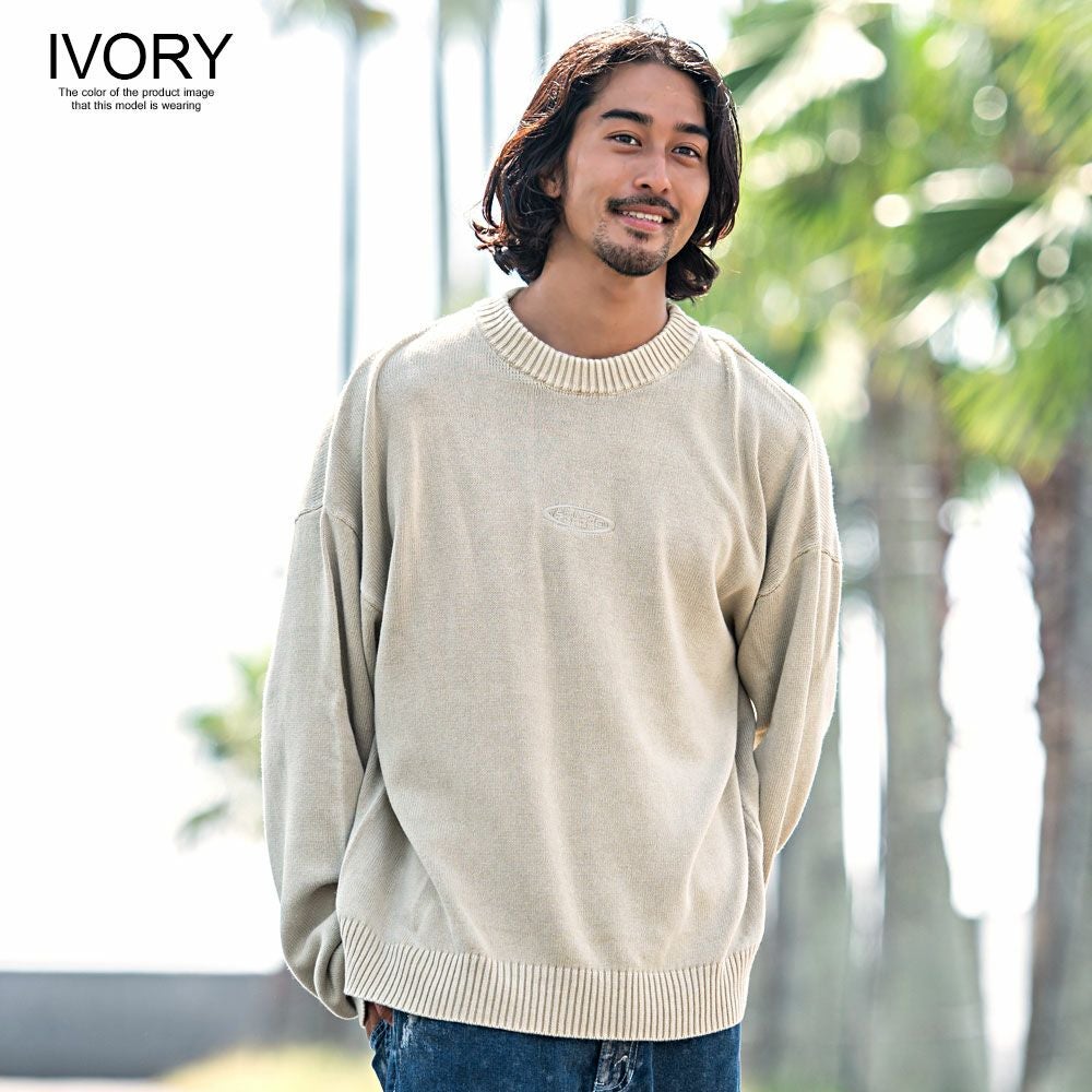 SB Select【シルバーバレットセレクト】Noble スノー加工長袖ニット/全