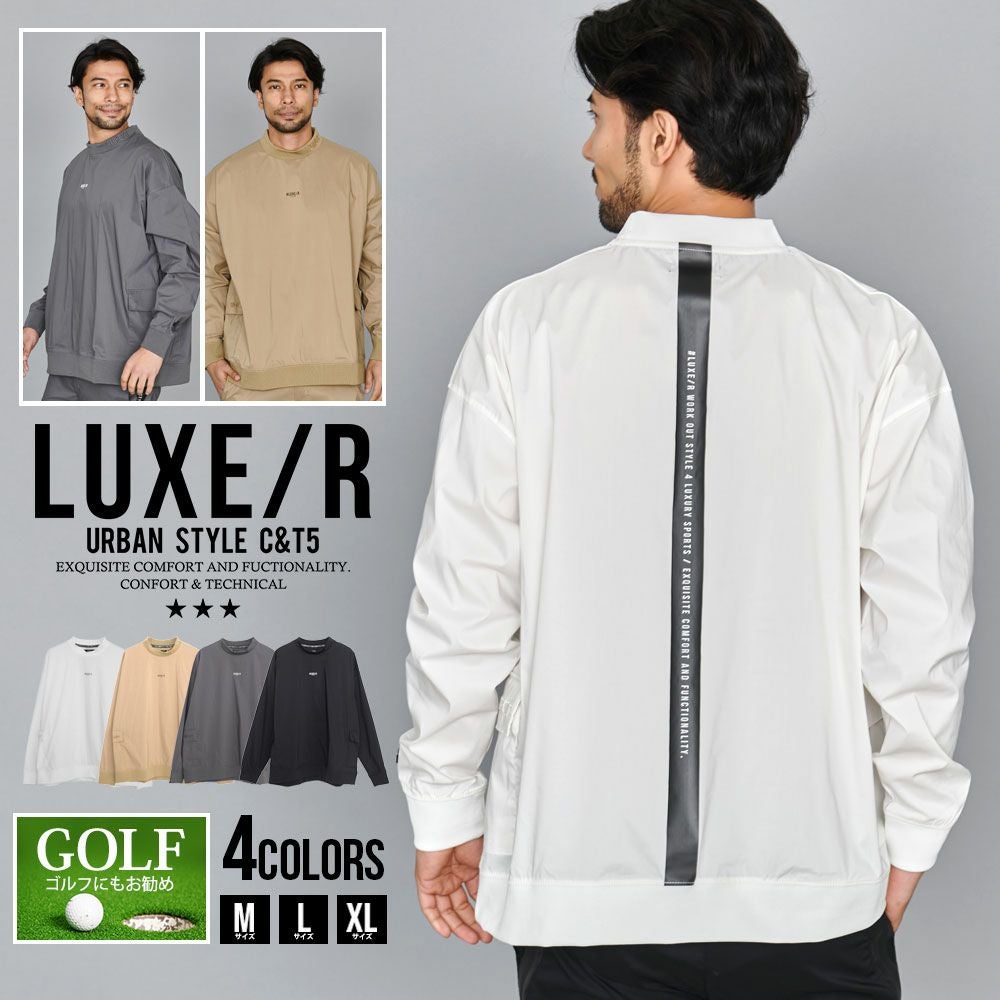 LUXE/R【ラグジュ】撥水加工ストレッチナイロン布帛ZIPパーカー/全4色