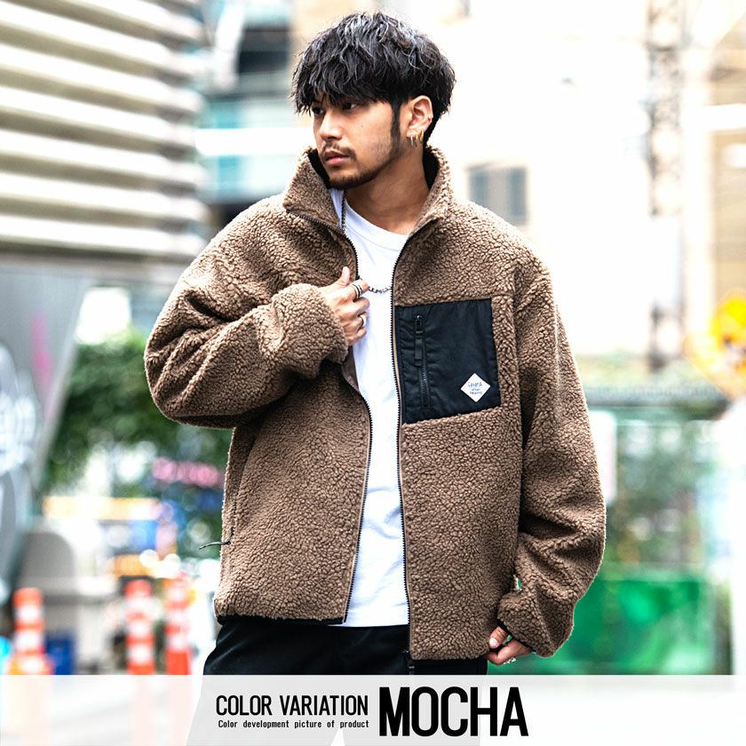 最終値下げ ビバハート　ボアハーフジャケット CavariA【キャバリア】ボアスタンド長袖ジャケット/全8色アウター