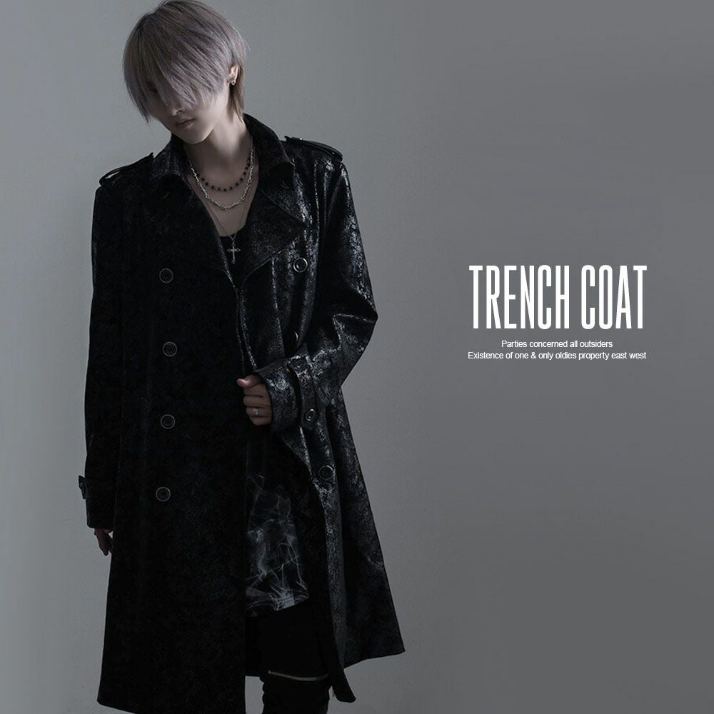 CavariA【キャバリア】フェイクスウェードトレンチコート/全4色