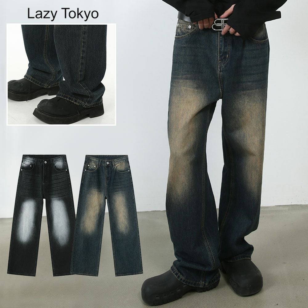 Lazy Tokyo【レイジートウキョウ】バールーンワイドバギーデニムパンツ