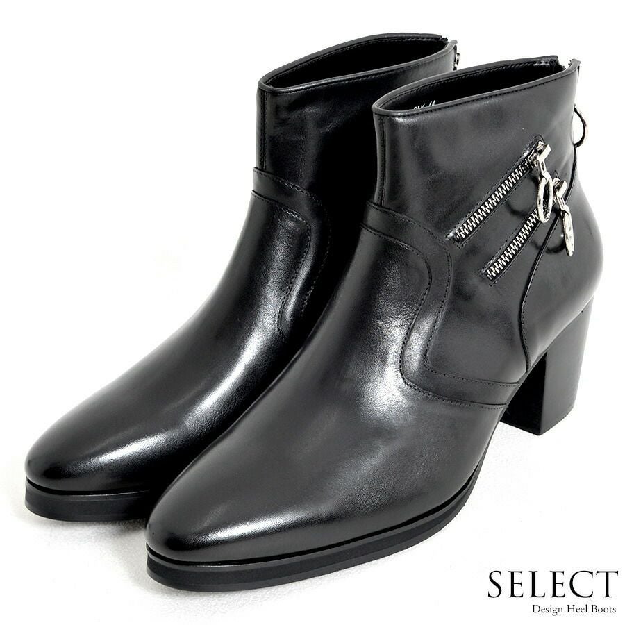 SB Select【シルバーバレットセレクト】2連チェーンレザーハイヒール