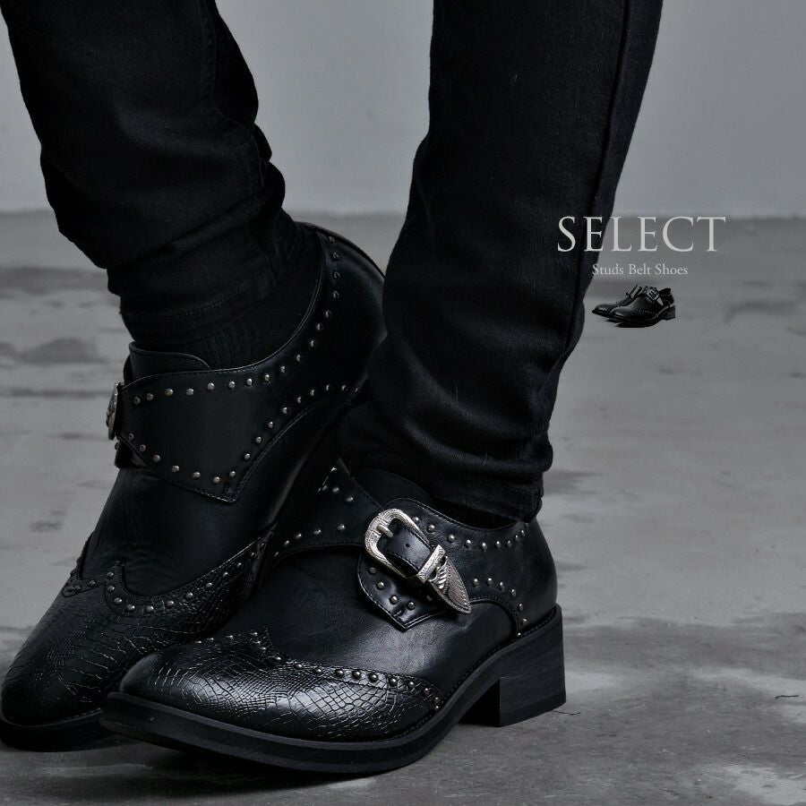 SB Select【シルバーバレットセレクト】スタッズベルトシューズ/全1色