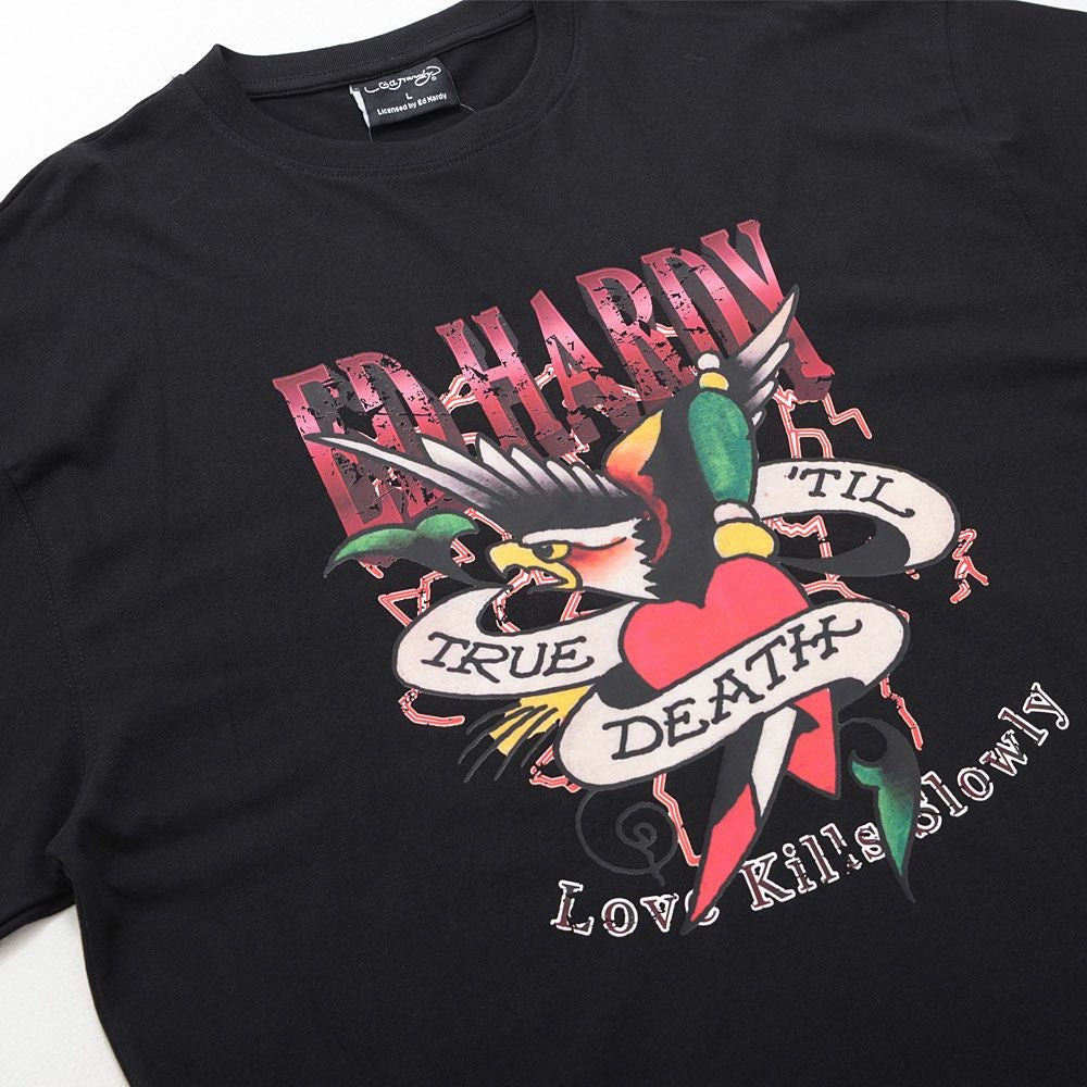 SALE】ED HARDY【エドハーディー】クルーネック イーグル半袖Tシャツ