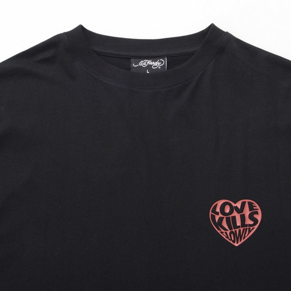 SALE】ED HARDY【エドハーディー】クルーネック スカルハート半袖T