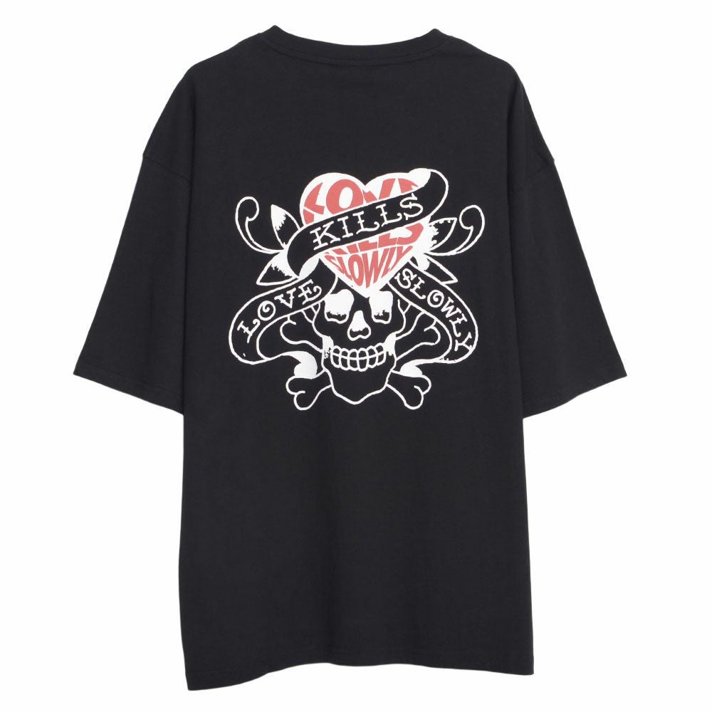 SALE】ED HARDY【エドハーディー】クルーネック スカルハート半袖T