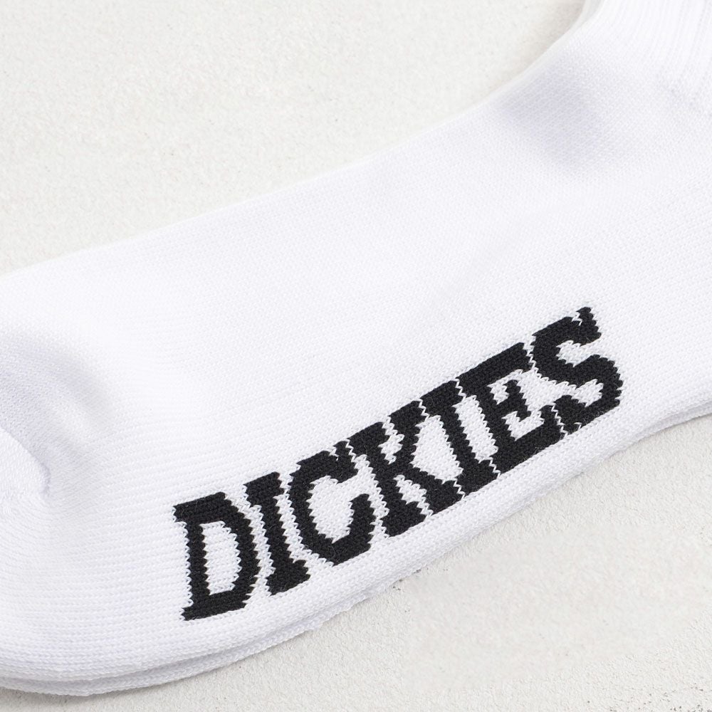 Dickies【ディッキーズ】3Pロゴ刺繍底パイルソックス(ミドル丈)/全2色