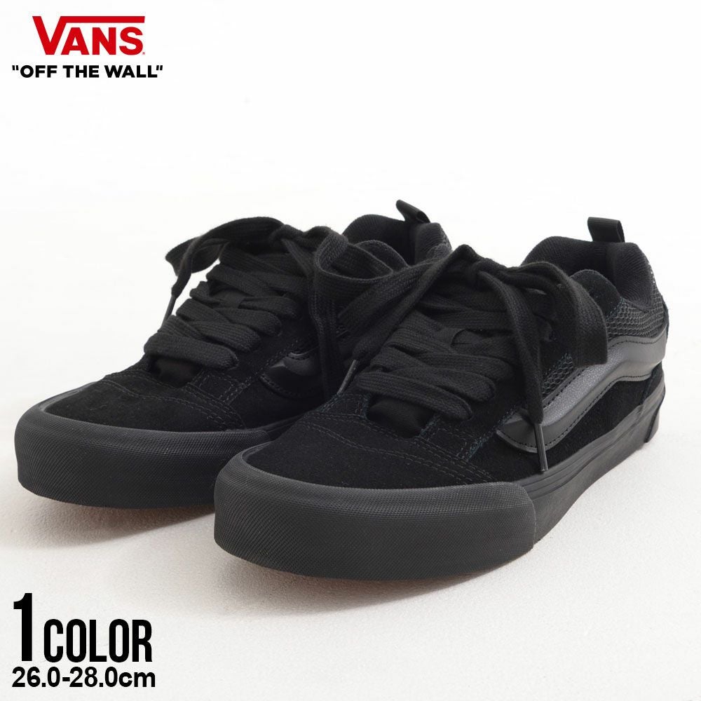VANS【バンズ】Knu Skool BLACK/BLACK/全1色 | SILVER BULLET(シルバー