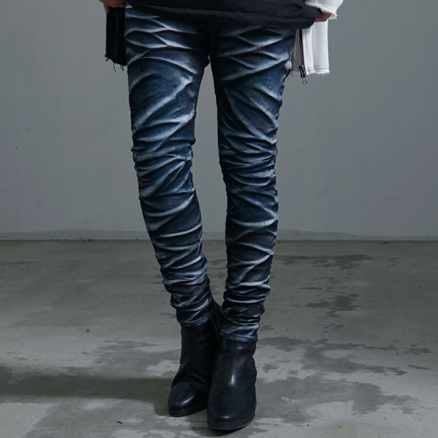 archive civarize スキニー デニム fuga CIVARIZE【シヴァーライズ】パールバインダー立体加工スキニーデニム