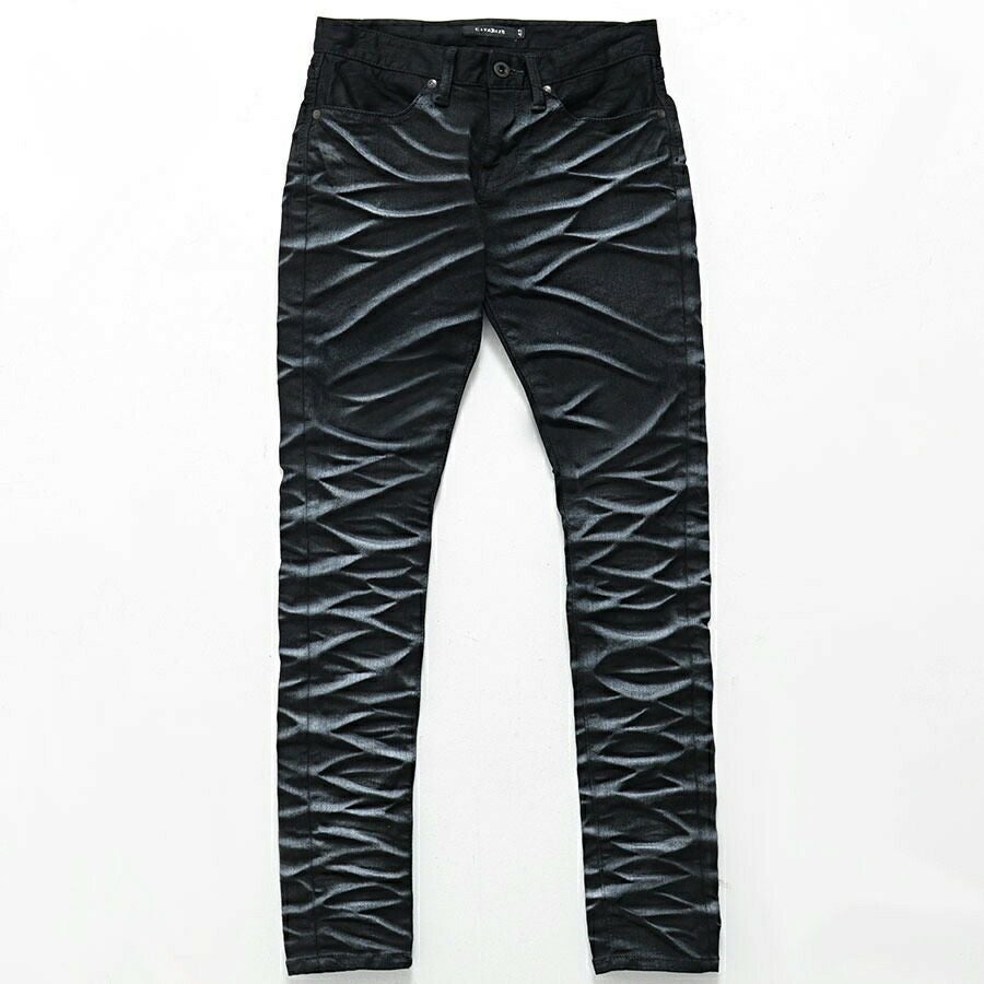 CIVARIZE【シヴァーライズ】パールバインダー立体加工スキニーデニム