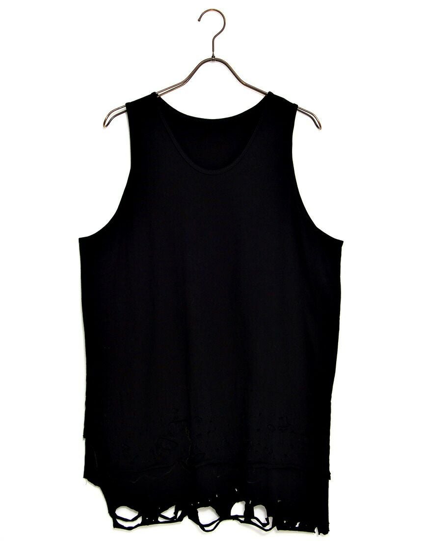 NOVESSEL【ノベセル】クラッシュ加工フェイクレイヤードタンクトップ
