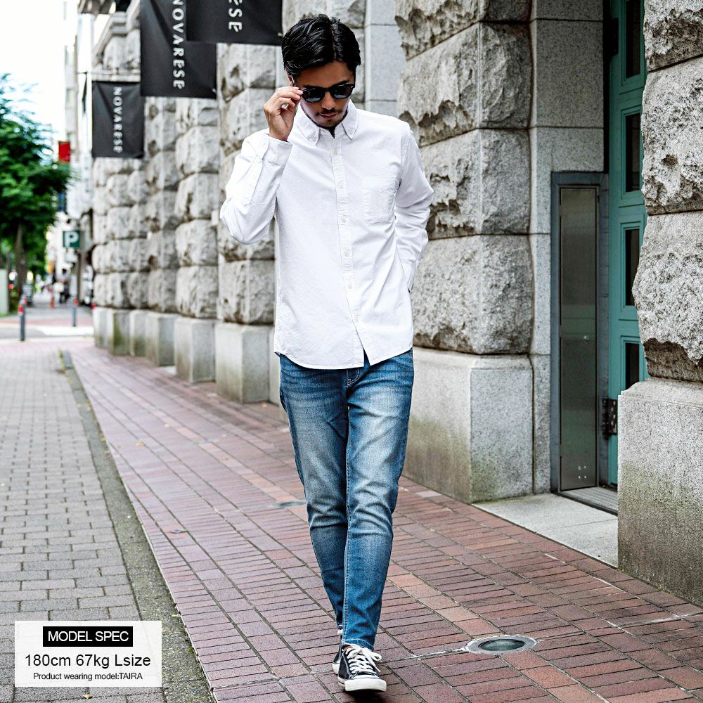 Pedestal 長袖ポロシャツ S DAB着用　flexwitme SB Select【シルバーバレットセレクト】オックスレギュラー長袖BD