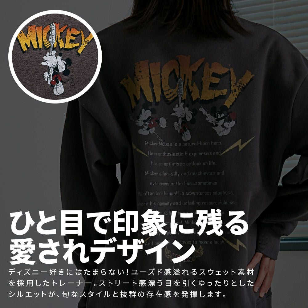 DISNEY【ディズニー】ROCK USED風スウェット/全2色スウェット | SILVER