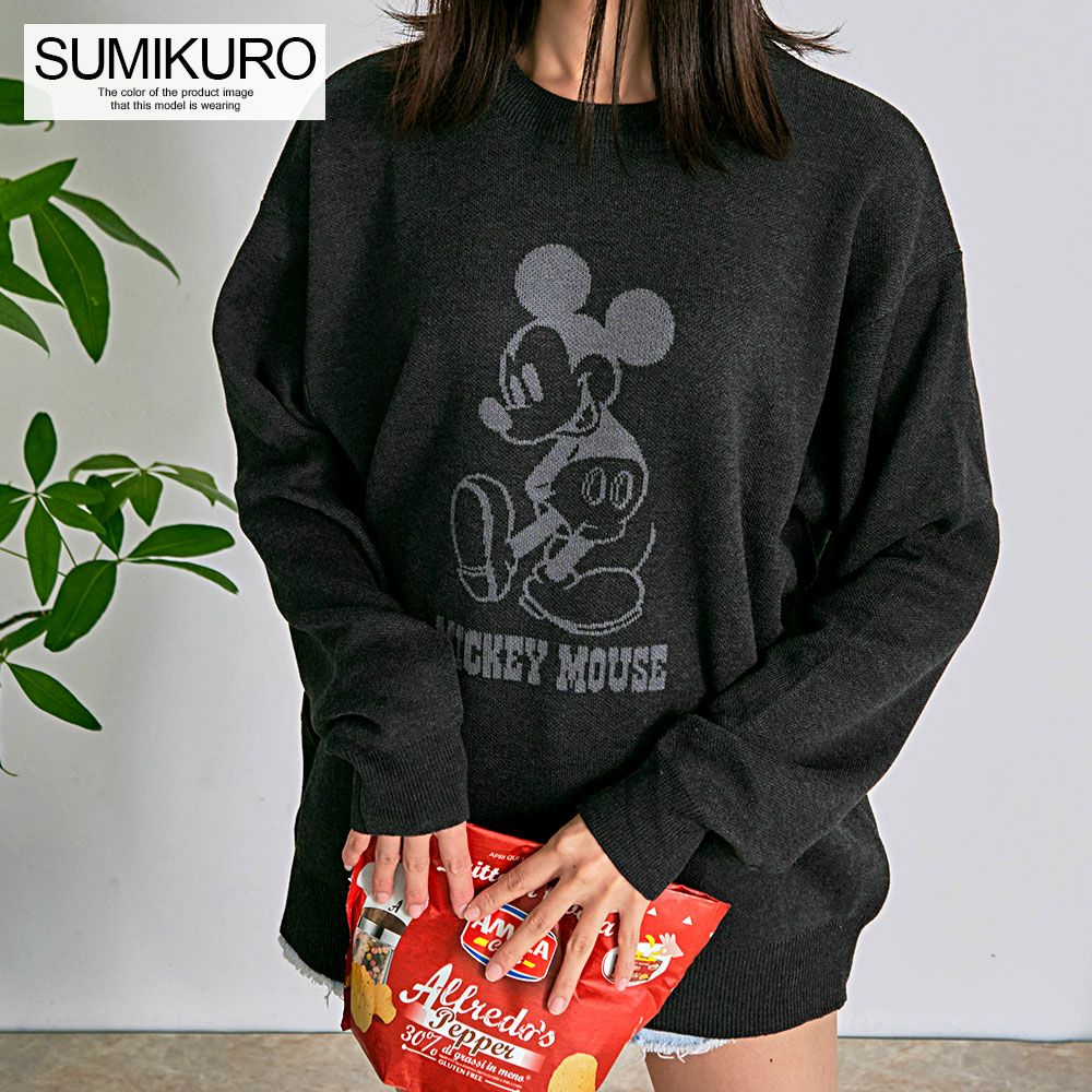 DISNEY【ディズニー】MICKEY ジャガードニット/全4色ニット | SILVER