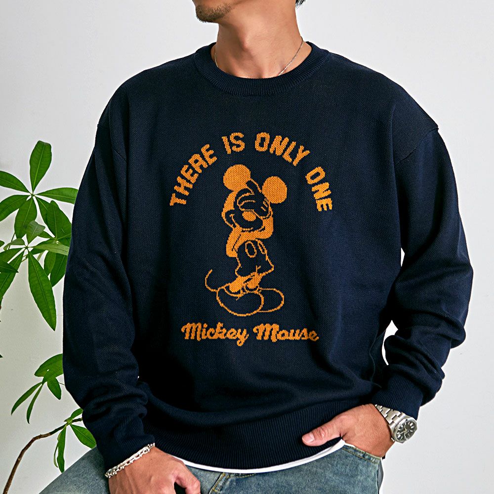 DISNEY【ディズニー】MICKEY ジャガードニット/全4色ニット | SILVER