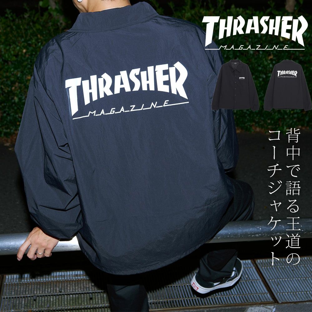 THRASHER【スラッシャー】コーチジャケット/全1色 | SILVER BULLET