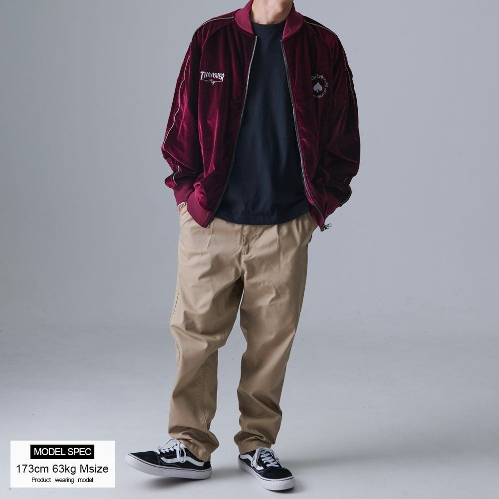 THRASHER【スラッシャー】ベロアスカジャン/全2色 | SILVER BULLET