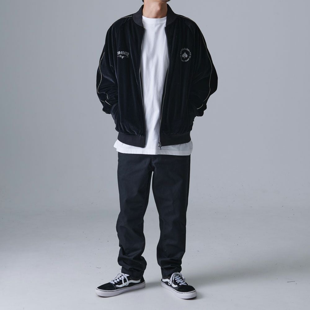 THRASHER【スラッシャー】ベロアスカジャン/全2色 | SILVER BULLET