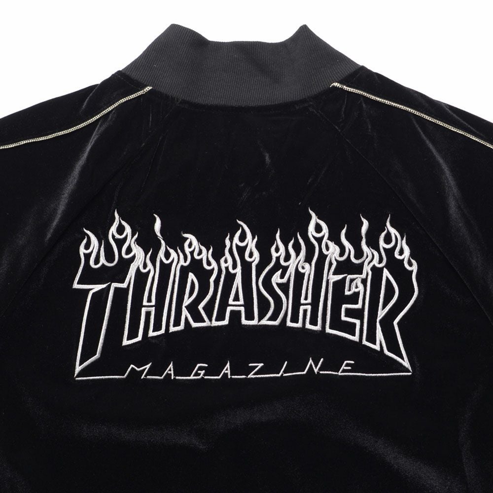THRASHER【スラッシャー】ベロアスカジャン/全2色 | SILVER BULLET THRASHER【スラッシャー】ベロアスカジャン/全2色 | SILVER BULLET