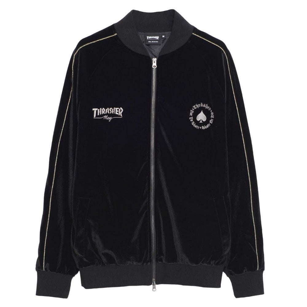 THRASHER【スラッシャー】ベロアスカジャン/全2色 | SILVER BULLET