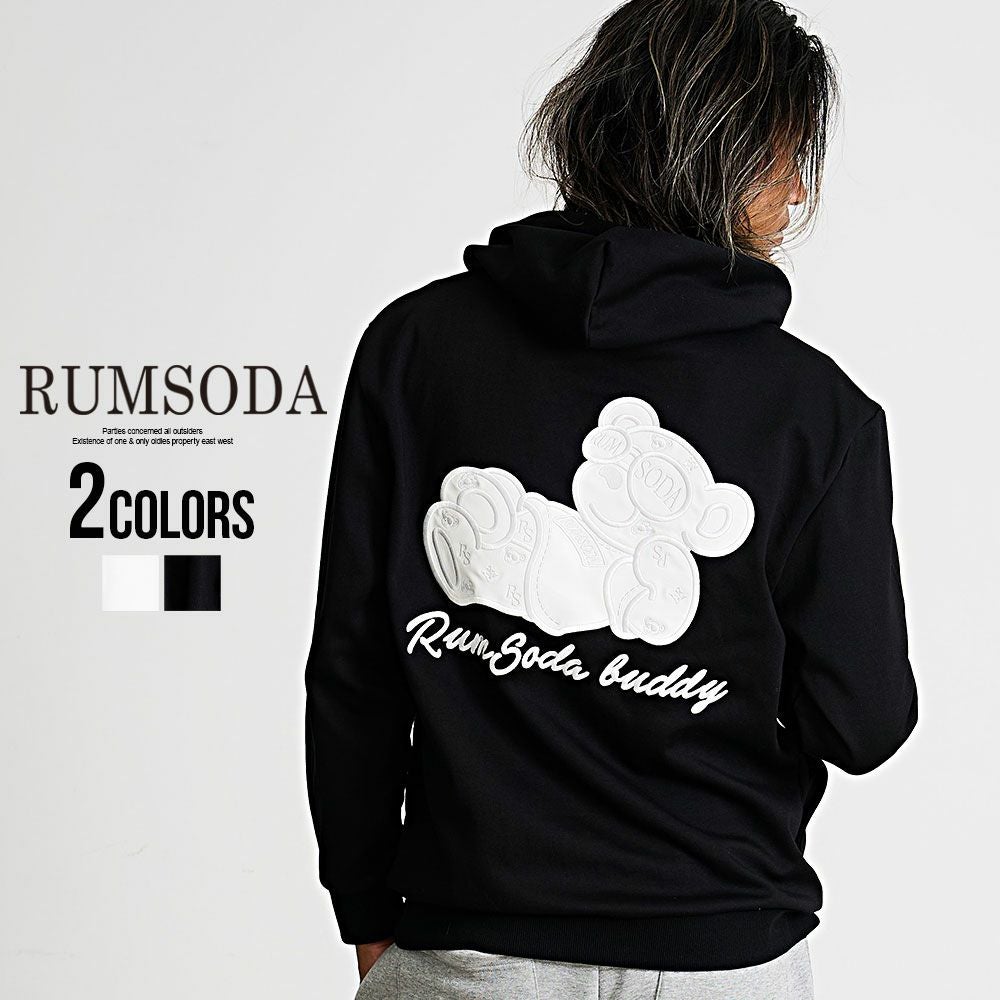 RUMSODAラムソーダRS天竺パネルpt×ツイルアップリケ刺繍セミBIG