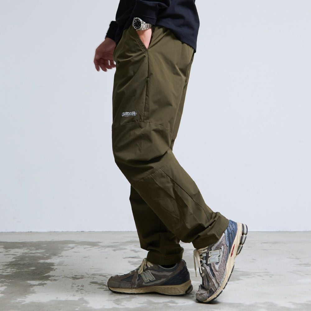 OUTDOOR【アウトドア】見頃切替ポリリップ裏起毛メッシュアクティブ