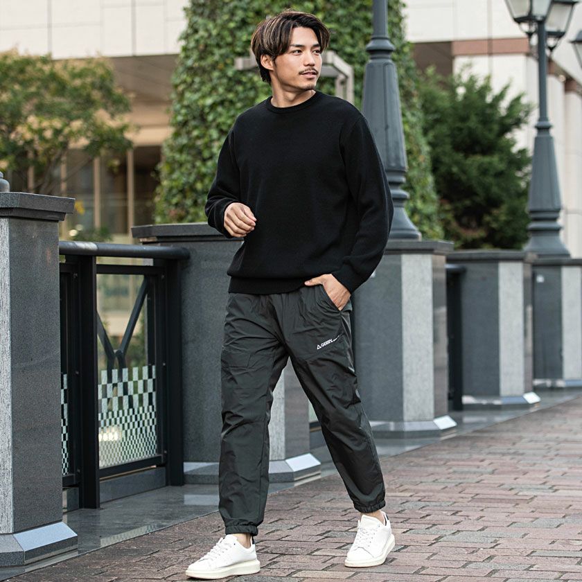 GERRY【ジェリー】ポリストレッチ撥水防風裏トリコットカーゴジョガー