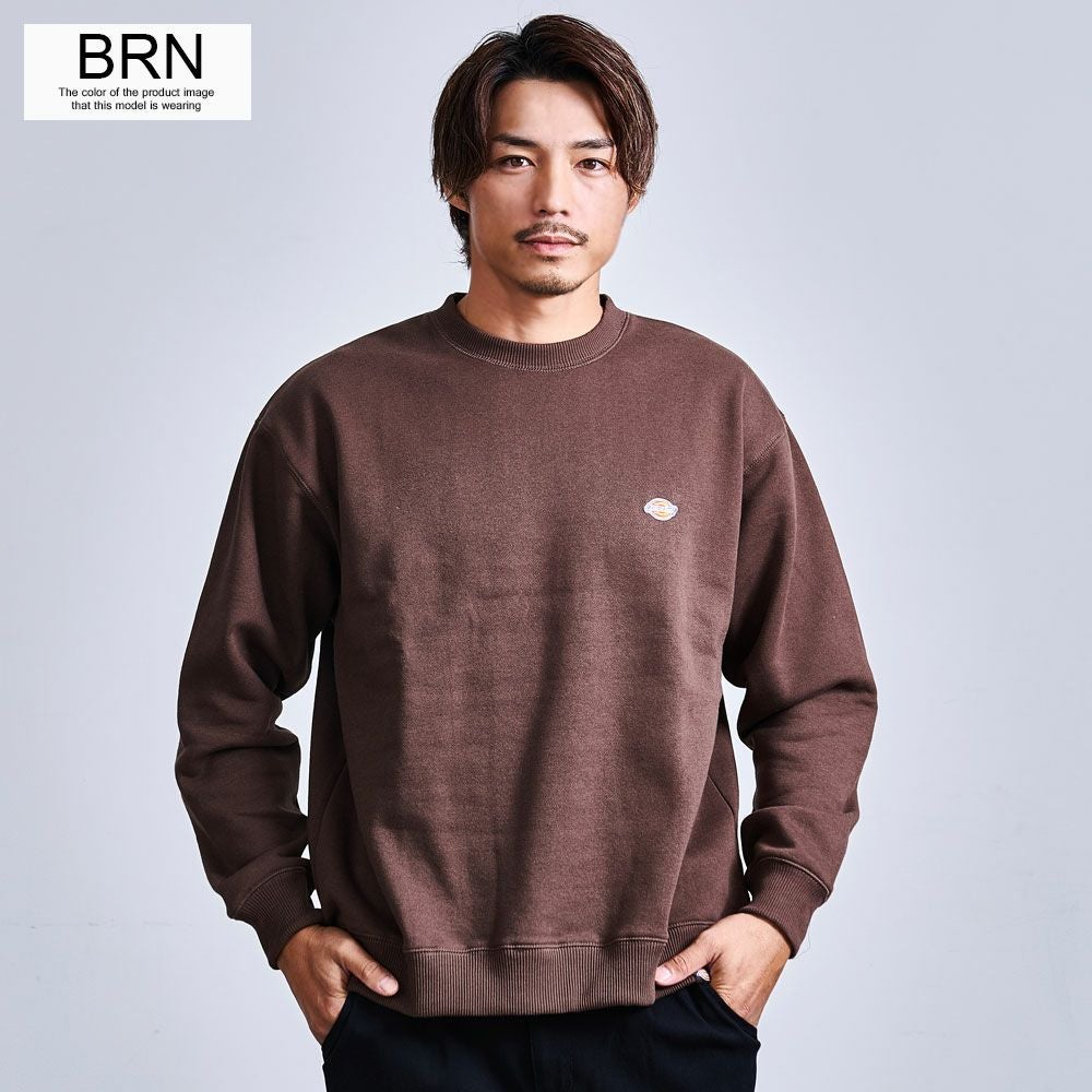 Dickies【ディッキーズ】裏起毛ワッペンクルーネックスウェット/全4色