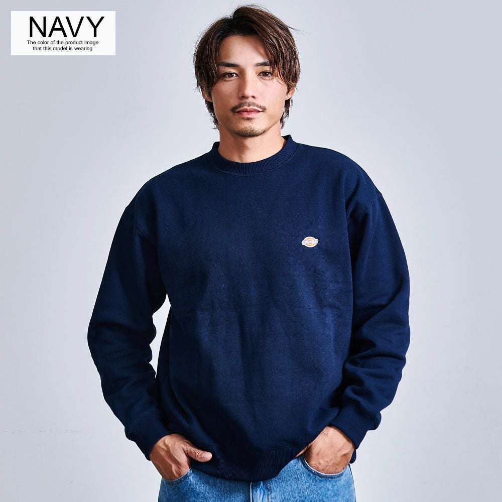 Dickies【ディッキーズ】裏起毛ワッペンクルーネックスウェット/全4色