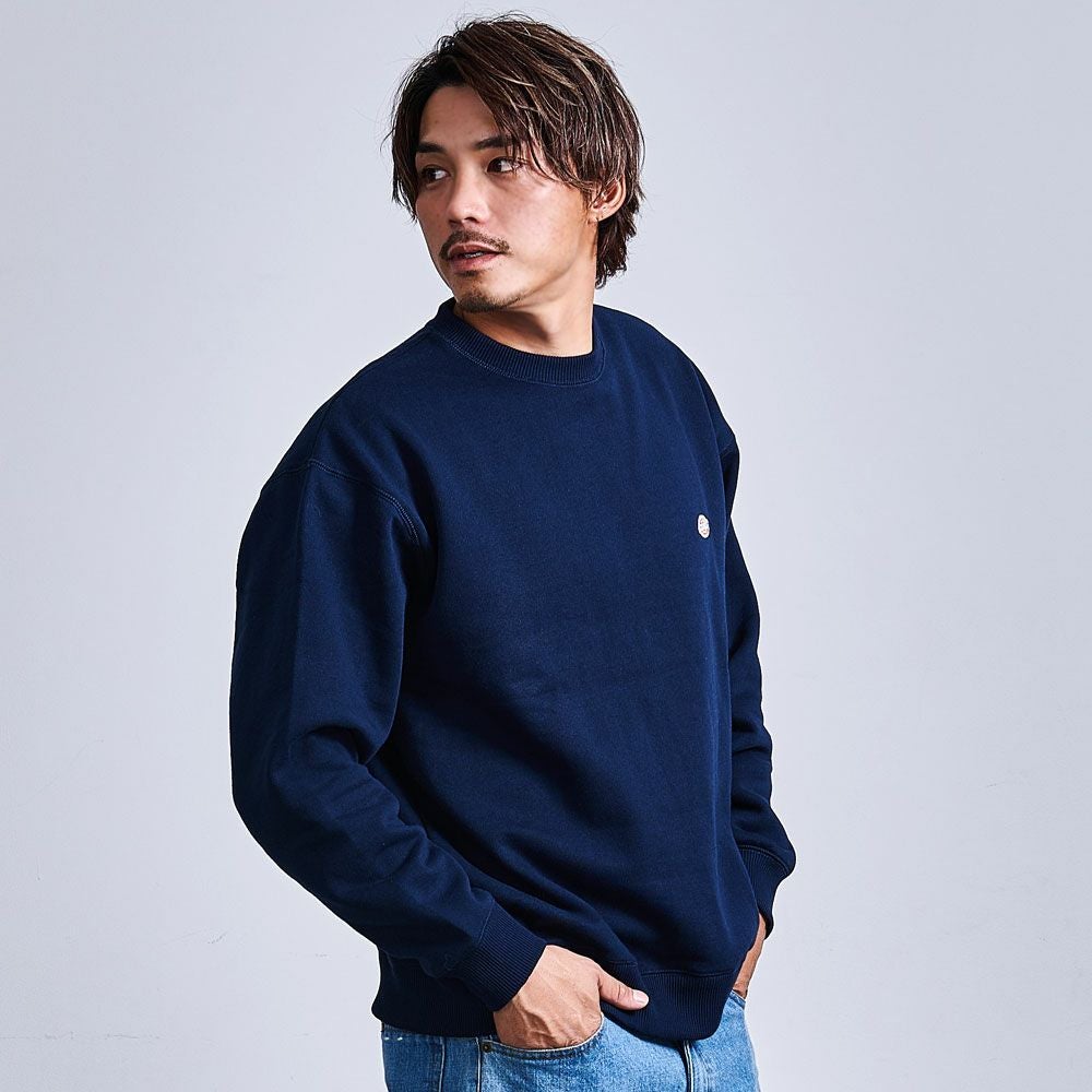 Dickies【ディッキーズ】裏起毛ワッペンクルーネックスウェット/全4色
