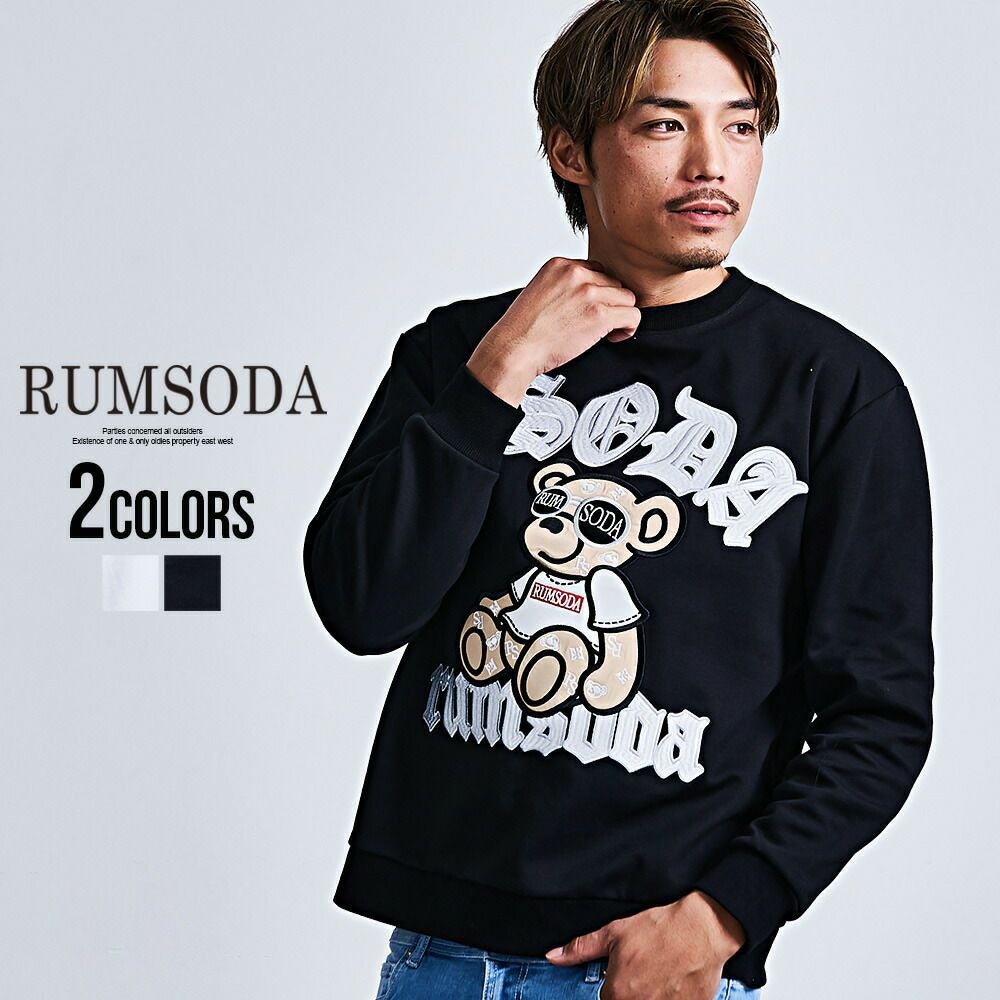 RUMSODA フェイクスウェードアップリケ刺繍プルパーカー RUMSODA(ラムソーダ)フェイクスウェードアップリケ刺繍プルパーカー/全3色