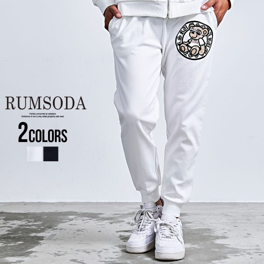RUMSODA【ラムソーダ】ダブルフェイスPt×ツイルアップリケ刺繍SWT