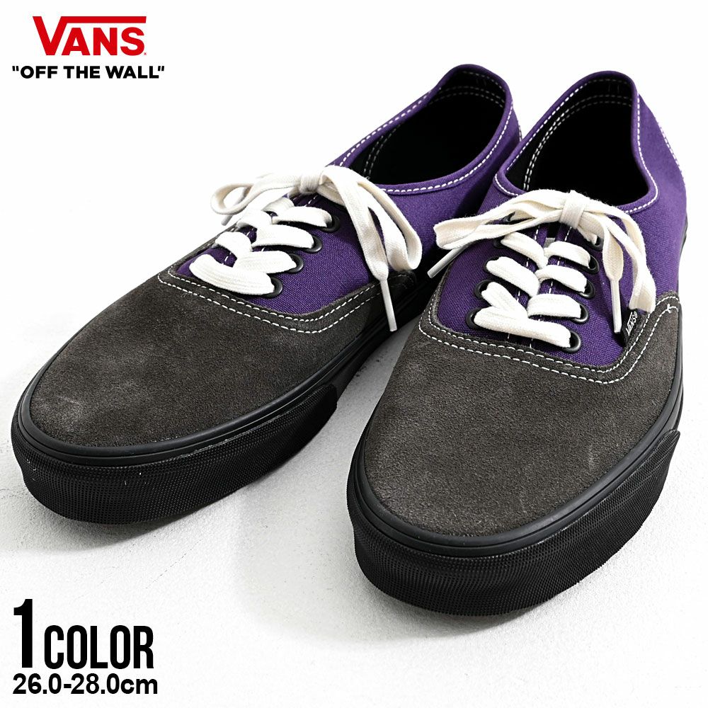 VANS【バンズ】Authentic Black Sidewall GOTHIC GRAPE/全1色 | SILVER