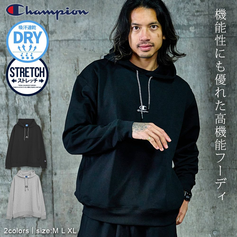 Champion【チャンピオン】TECH WEAVE TERRY HOODED SWEATSHIRT/全2色