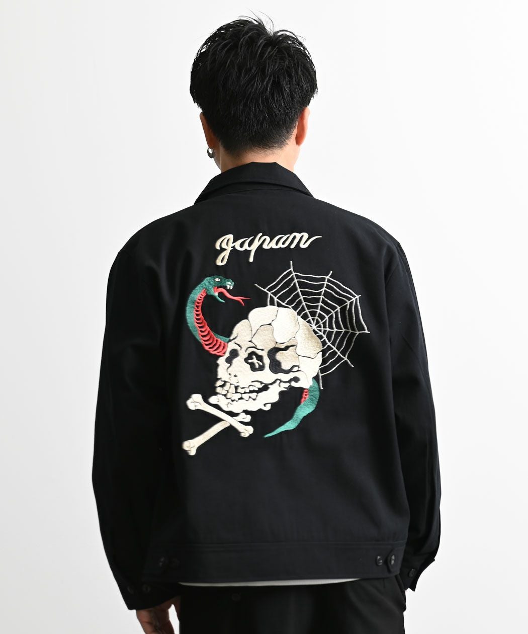 ALCARZA【アルカルザ】スカル刺繍ジャケット/全2色 | SILVER BULLET